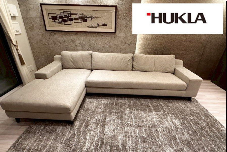 28900■日本フクラ ソファセット（３P片肘、カウチソファ） W2880■展示品/中古品