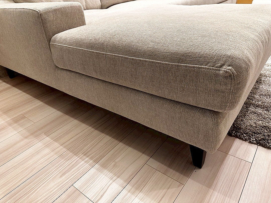 28900■日本フクラ ソファセット（３P片肘、カウチソファ） W2880■展示品/中古品