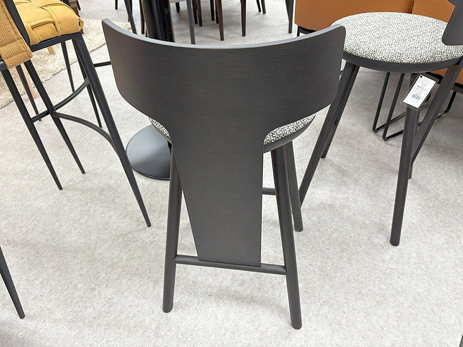 28904■Arflex アルフレックス PINNA ハイチェア（BK） W420×H820■展示品/中古品