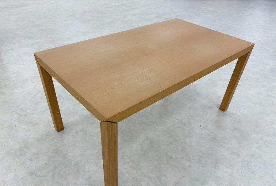 28947■FUJIEI（藤栄） ルカ ダイニングテーブル W1500 ※天板ヤケあり■展示品/中古品