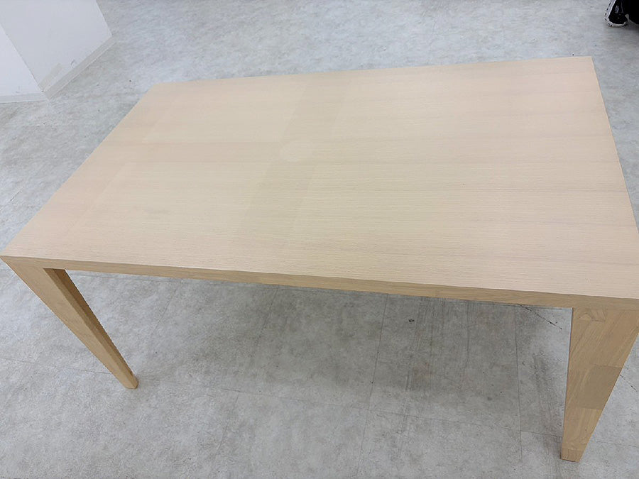 28948■CHRRY ダイニングテーブル W1500 天板ヤケあり■展示品/中古品