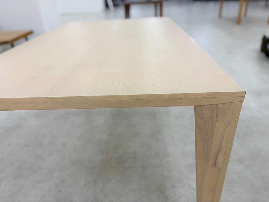 28948■CHRRY ダイニングテーブル W1500 天板ヤケあり■展示品/中古品