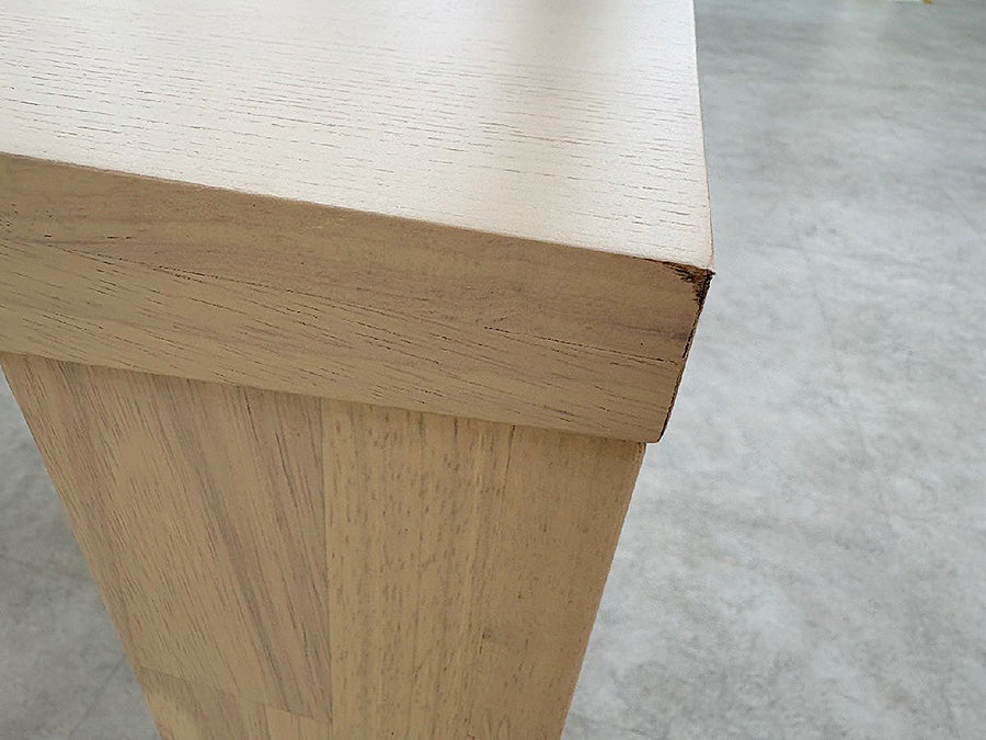 28948■CHRRY ダイニングテーブル W1500 天板ヤケあり■展示品/中古品