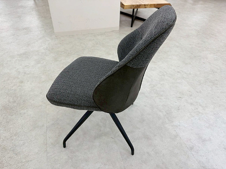 28949■マナベインテリアハーツ ダイニング回転チェア 4脚セット■展示品/中古品