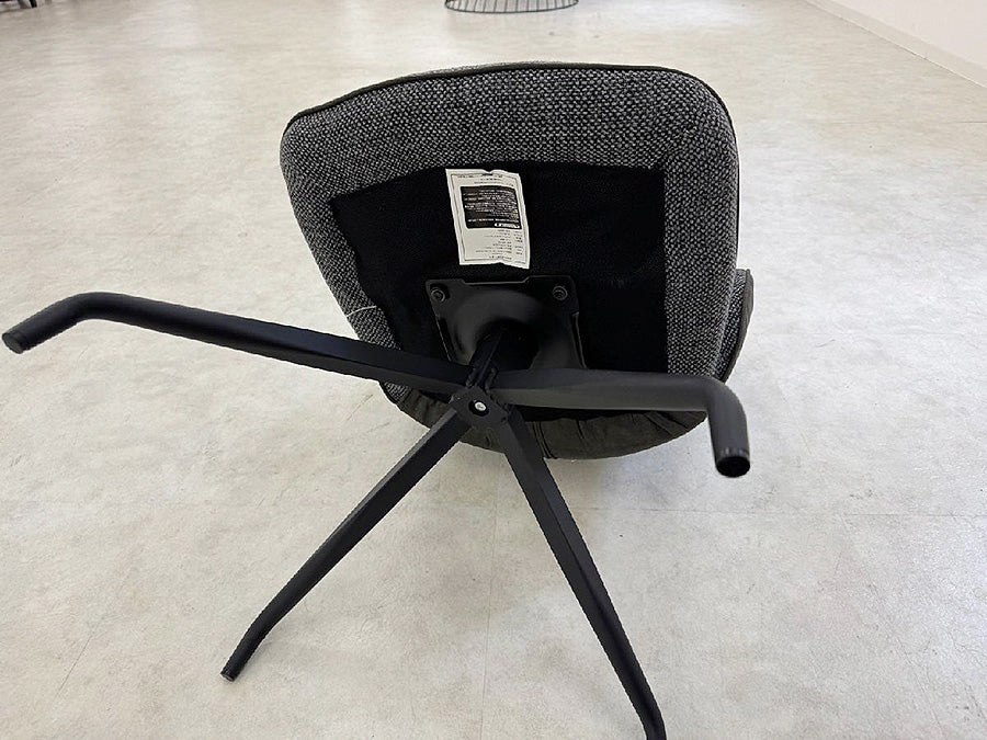 28949■マナベインテリアハーツ ダイニング回転チェア 4脚セット■展示品/中古品